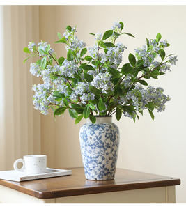 Venta al por mayor <span class=keywords><strong>de</strong></span> flores lilas artificiales para la decoración del hogar Ramos <span class=keywords><strong>de</strong></span> salón transfronterizos y arreglos <span class=keywords><strong>de</strong></span> Mesa para el Día <span class=keywords><strong>de</strong></span> San Valentín - Product Image 6