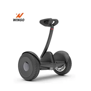 原装Ninebot S智能自平衡电动滑板车，带发光二极管灯两轮儿童和成人电动滑板车