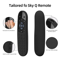 Funda de Silicona SIKAI para Control Remoto Sky Q+, Antideslizante, Antigolpes, con Cordón para Control Remoto de TV