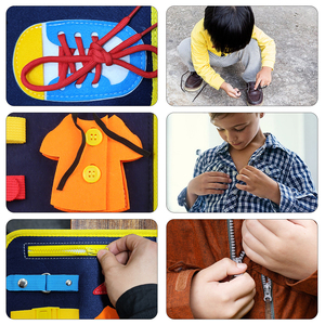 Tableau d'activités en feutre Mofelt de haute qualité, très vendu, pour enfants unisexes de 1 à 5 ans, jouets éducatifs avec taille personnalisée - Product Image 6