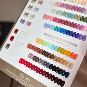 ชุดยาทาเล็บเจลยูวี 80 สี สีที่ใช้กันทั่วไปในร้านเสริมสวย พร้อมแผ่นแสดงสีสำหรับอุปกรณ์ทำเล็บ - Product Image 4