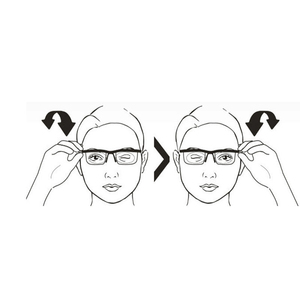 Gafas de Lectura con Armazón TR90 Delgado Transparente/Blanco con Lentes Ajustables de 4D a +5D, Armazón de PC Popular para Corrección de Miopía - Product Image 4