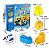 Jouet de piste magnétique multifonctionnel DIY, ensemble de piste magique sèche, train électrique, jouet de construction éducatif pour garçons et filles