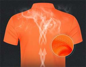 Camisetas Deportivas de Manga Corta de Secado Rápido Personalizadas para Hombre y Mujer, Camisetas de Verano con Logotipo Bordado Estampado ODM - Product Image 3