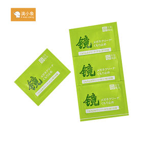 Lingettes de nettoyage de lentille anti-buée portables du fabricant d'usine Lingettes humides simples écologiques pour écran de lunettes Ordinateur optique - Product Image 1