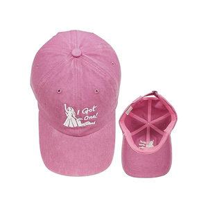 Ricamo personalizzato 100% cotone promozione regali economici 100 cotone Unisex rosa papà anniversario luna di miele cappello da Baseball cappello da sposa - Product Image 3