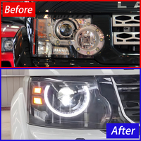 Ensemble de phares LED KGKB pour Land Rover Discovery 4 L319 2010-2016, lentille de projecteur améliorée, clignotant séquentiel, Plug & Play