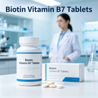 Comprimés de mélange complexe de biotine |   Complément alimentaire naturel pour cheveux, peau et ongles pour adultes, biotine + zinc + sélénium, sans conservateurs
