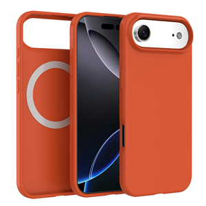 Funda de teléfono móvil con carga inalámbrica magnética de silicona líquida delgada de nuevo diseño <span class=keywords><strong>Hot</strong></span> Force <span class=keywords><strong>2025</strong></span> para iPhone 17 16 15 14 13 Pro Air