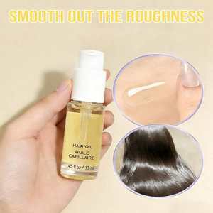 Aceite para el cabello de 13 ml, ligero y multiusos, con aceite de borraja para cabello rizado, lacio y dañado, nutritivo, que realza el brillo e hidrata. - Product Image 3