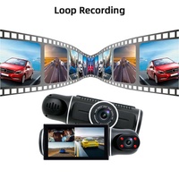 Outillage privé Portable Dash Cam 3 voies DVR enregistrement 170 ° grand Angle HD 1080P WIFI GPS enregistreur de voiture universel voiture Dashcam IPS
