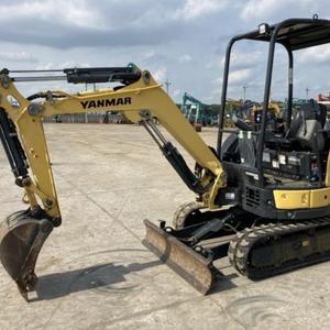 Mini-excavatrice sur chenilles d'occasion 2,5 tonnes, moteur diesel Yanmar, certifiée CE, boîte de vitesses, origine Japon, livraison gratuite - Product Image 1