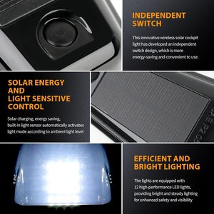 Lot de 5 feux de gabarit solaires universels pour toit de camionnette Ford F150, Dodge Ram, GMC, fourgonnettes, camions et SUV - Product Image 5