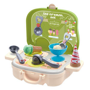 Venta caliente al por mayor de juguete mochila maleta diseño Doctor cocina juguete helado educación juego de simulación cocina accesorio juguete - Product Image 5