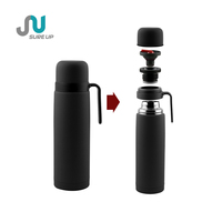 Botella de Yerba Mate de 1L con Funda de Cuero, Asa y Grifo de Acero Inoxidable, Sets de Regalo Empresariales, Regalos Corporativos, Paquete Personalizado