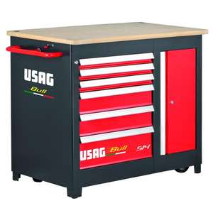 USAG - 05148001BB Etabli BULL-6 tiroirs (vides)-EAN 8010239310827 ROLLING WORKSHOPS ARMOIRES À ROULEAUX - Product Image 2
