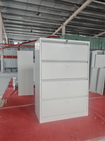 Meilleures ventes - Équipement de bureau - Armoire de classement verticale en métal - Bureau à domicile et atelier - Pour dossiers de format A4, lettre et légal