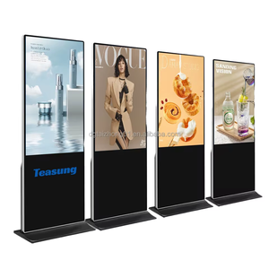 Tùy chọn 65-inch màn hình cảm ứng HD kỹ thuật số sàn đứng siêu mỏng signa màn hình bên <span class=keywords><strong>kiosk</strong></span> cho trung tâm mua sắm thiết bị quảng cáo - Product Image 1