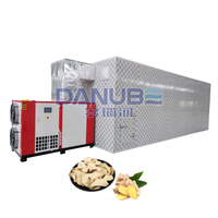 Séchoir à légumes multi-chauffages pour gingembre en tranches, machine de séchage et de transformation pour flocons et chips de gingembre
