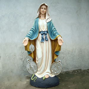 Estatua de Resina del Niño Jesús de Praga de 48 Pulgadas, Pintada a Mano, con Corona Real, Figura Religiosa, Decoración para el Hogar, Iglesia o Altar - Product Image 4