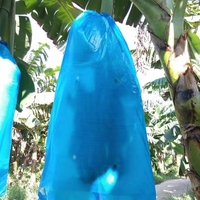 Sac de protection pour bananes, sac en plastique bleu pour fruits, bananes, HDPE/LDPE