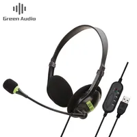 GAE-440 Gaming Headsets Hoge Kwaliteit Wired Usb Gaming Hoofdtelefoon Met Microfoon En Volumeregeling Voor Pc Game