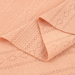 قماش بوران تكستايل قابل للتمدد بنسيج بوينتيل، قماش مضلع محبوك بلون واحد، قماش جاكار عضوي من القطن قابل للتنفس بنسيج بوينتيل - Product Image 3