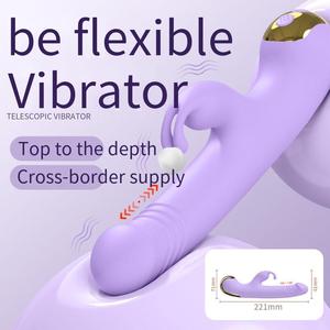 Offres Spéciales USB Massage Femme Sextoys G Spot Lapin Poussée Rapide Vibrateur Jouet Gode pour Femmes Vagin Clitoris Stimulation - Product Image 5