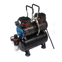 Pompe à air Aerograf Mini compresseur à double cylindre TC-90T pour peinture outils de maquillage de tatouage