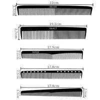 Ensemble de peignes professionnels pour cheveux, antistatiques, résistants à la chaleur, peignes à queue de rat pour la coupe et le coiffage, pour salon, logo personnalisé