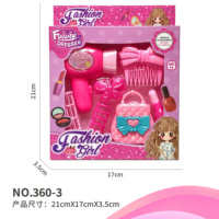 LASIVE TOYS Ensemble de jeu d'imitation pour filles : Princesse, Maquillage et Coiffure, Salon de Beauté