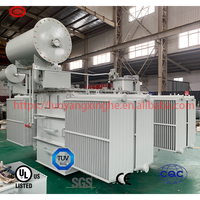 Transformateur de distribution de puissance triphasé immergé dans l'huile, bobine toroïdale, personnalisé, 1000 kVA, 1600 kVA, 2000 kVA, 6,6 kV/10 kV/11 kV, 400 V