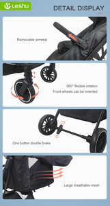 OEM bek arabasi – poussette pliable automatique 2 en 1, poussette pour bébé compacte, poussette de voyage automatique, poussette légère pour bébé - Product Image 3