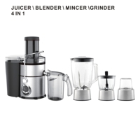 11 Dalam 1 Toples Prosesor Makanan 1,5l Gaya Baru 800W Blender Peralatan Dapur Rumah