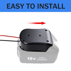 Adaptateur de batterie pour Makita 18V, connecteur de montage pour batterie lithium, support de charge, adaptateur pour <span class=keywords><strong>outils</strong></span> électriques, jouets RC DIY, <span class=keywords><strong>outils</strong></span> de perçage - Product Image 5