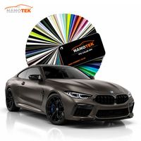 Film de protection de voiture en vinyle PET, film de covering intégral, fournisseur OEM, prix usine, finition brillante, mate, métallique, application à sec, PET mat, couleur Météorite Lime