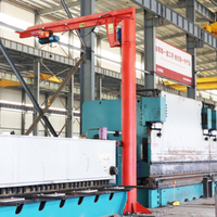 Prix de grue de potence au sol de vente chaude 500kg pour la grue de grue de potence de l'entrepôt fourni 3 tonnes