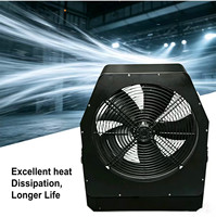 Ventilateur axial de scène exclusif de grande taille, volume d'air et vitesse réglables, télécommande DMX512, portable, pour fond de scène spécial