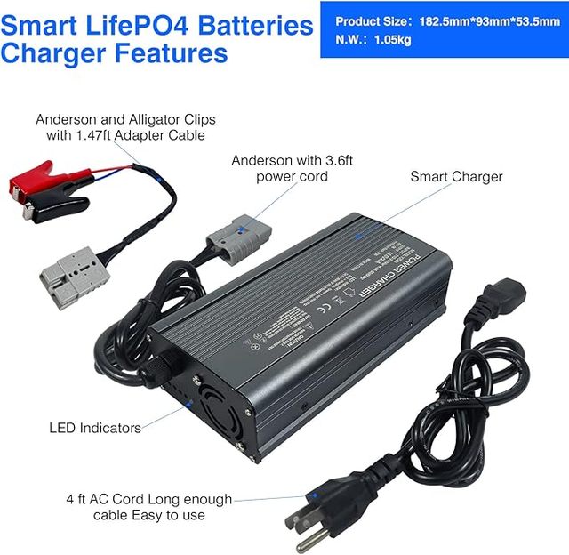 73V 5A Electric Scooter Charger with LCD Display Aluminum Shell Wholesale LiFePO4 Battery Charger for Electric Bicycle