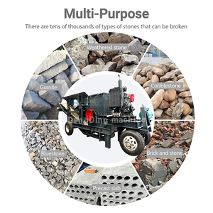 Xách tay động cơ diesel quy mô nhỏ đá Máy nghiền hàm Máy Nghiền quặng nghiền từ xa các trang web KHAI THÁC MỎ - Product Image 3