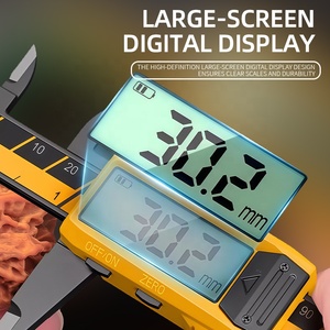 <span class=keywords><strong>Calibrador</strong></span> <span class=keywords><strong>Vernier</strong></span> Digital de 0-150 mm (12 Pulgadas) con Pantalla LCD Grande, Herramienta de Medición - Product Image 1