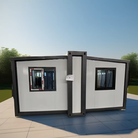 Maison conteneur modulaire préfabriquée économique de 10 pieds, spécial entrepôt, une pièce, coupe-vent, étanche, ignifuge, extensible, pour usage hôtelier CE