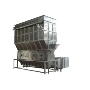 Industrial high efficient continuous fluid bed dryer for CPE PVC PVB powder