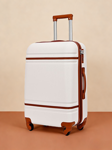 Valise Rigide Vintage Cabine Bagage à Main Trolley en PC avec Serrure TSA pour Voyages, Ensemble Mallettes Prix d'<span class=keywords><strong>Usine</strong></span> - Product Image 4