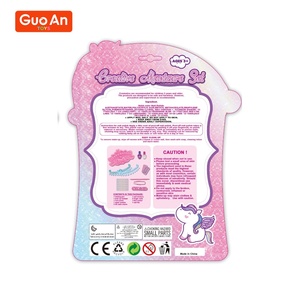 Guoan Toys New Beauty Kit de maquillaje de esmalte de uñas no tóxico Ecológico Moda Nail Sticker Cosmetic Set para niños Regalos - Product Image 2