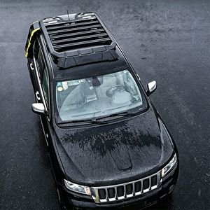 Panier de toit en alliage d'aluminium pour bagages, échelle latérale et boîte latérale pour Jeep Grand Cherokee/<span class=keywords><strong>L</strong></span> 2016-2023 2024+ - Product Image 3