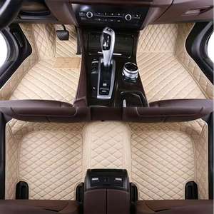 Ensemble de tapis de pied intérieur en cuir à Double couche 5D de luxe pour conduite à droite <span class=keywords><strong>Mirage</strong></span> G4 Vezel Jazz Cars - Product Image 3