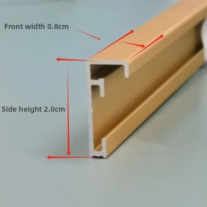 Modern Simple Aluminum Alloy Wall Hanging Black A2/A3 Oil Painting Advertising <strong>Certificate</strong> Photo <strong>Frame</strong> LTZ-3 - Product Image 3