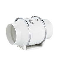 Ventilateur de conduit Ventilation en ligne Ventilateur d'échappement 200mm 8 "extracteur d'air pour salle de bain cuisine toilette hydroponique
