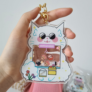 Mặt Dây Chuyền Trang Trí Nổi Ba Chiều Bằng Acrylic Quà Tặng Khuyến Mãi Móc Khóa Anime Cổ Điển Epoxy In Hình Móc Khóa Acrylic Biểu Tượng Tùy Chỉnh Quyến Rũ - Product Image 2